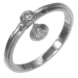 CARTIER Authentic Silver Diamond Ring